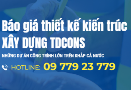 Báo giá thiết kế kiến trúc 