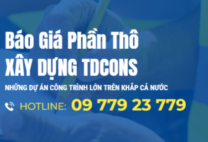 Bảng Giá Xây Nhà Phần Thô 2024