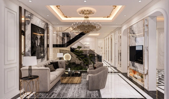 Nội thất phòng khách TDCONS | Uy Tín - Hiện Đại - Hoàn Hảo