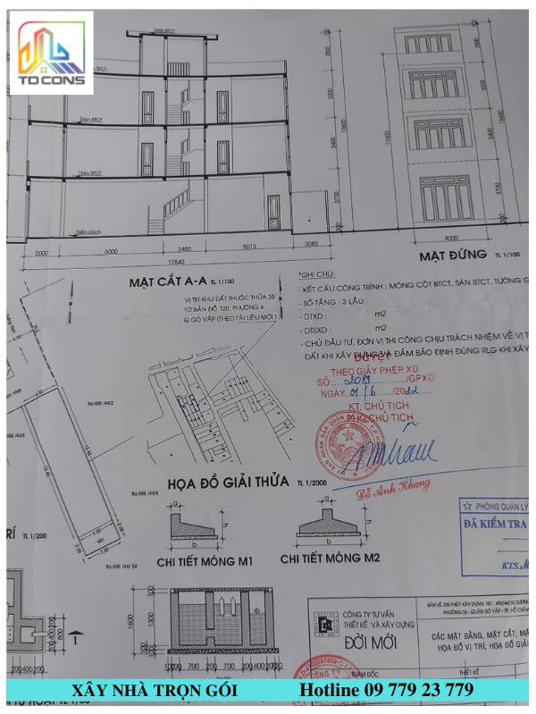 Thiết kế kiến trúc nhà chị An Nhiên - Gò Vấp