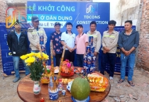 Thi công xây dựng nhà bác Ẩn tại Thủ Đức