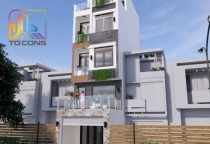 Thiết kế kiến trúc gia đình Anh Niềm- chị Hoa ( Tân Bình )