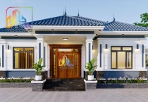 Thiết kế kiến trúc nhà a Trí ở Tiền Giang 
