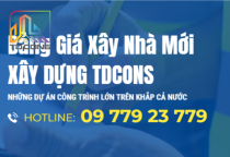 Bảng Giá Xây Nhà Mới