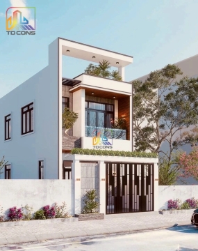 Mẫu nhà phố hiện đại 1 trệt 1 lầu tại TP.HCM