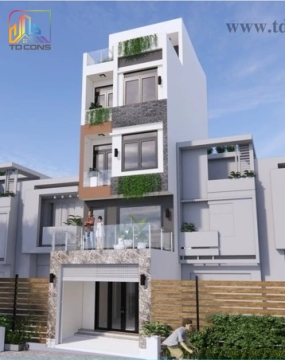 Thiết kế kiến trúc gia đình Anh Niềm- chị Hoa ( Tân Bình )