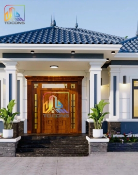 Thiết kế kiến trúc nhà a Trí ở Tiền Giang 