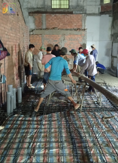 Nhà Ở Dân Dụng 4 Tầng Thành Phố Thủ Đức ( đổ bê tông sàn trệt )