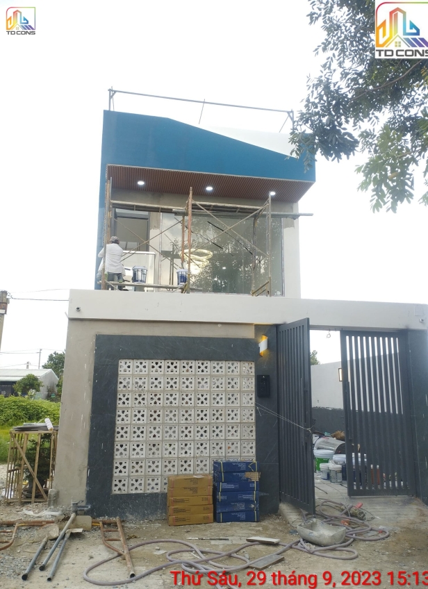 Gia đình Anh Điệp - Triển khai hoàn thiện mẫu nhà gác lửng