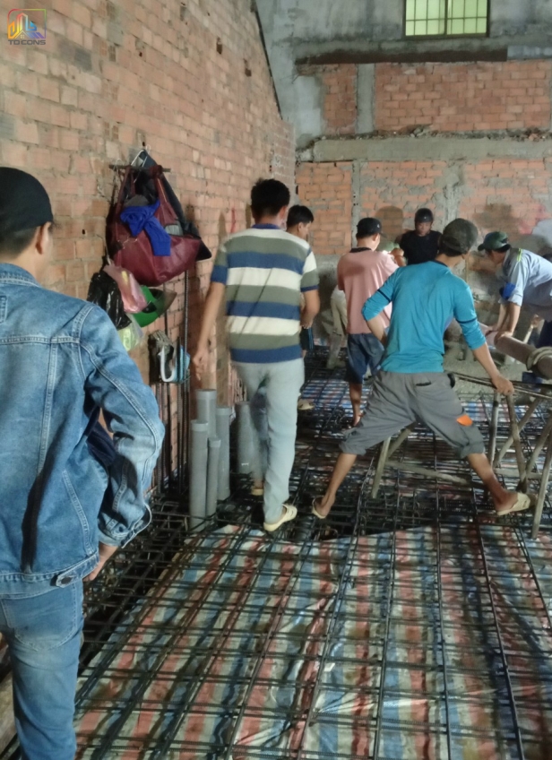 Nhà Ở Dân Dụng 4 Tầng Thành Phố Thủ Đức ( đổ bê tông sàn trệt )