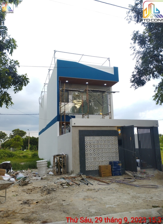Gia đình Anh Điệp - Triển khai hoàn thiện mẫu nhà gác lửng