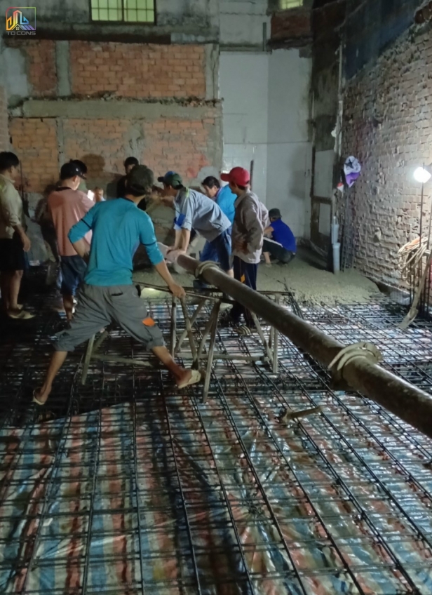 Nhà Ở Dân Dụng 4 Tầng Thành Phố Thủ Đức ( đổ bê tông sàn trệt )