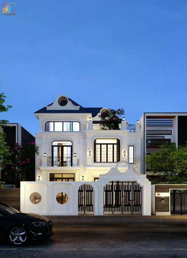 Biệt thự đơn lập TP Thủ Đức (đổ bê tông sàn trệt)