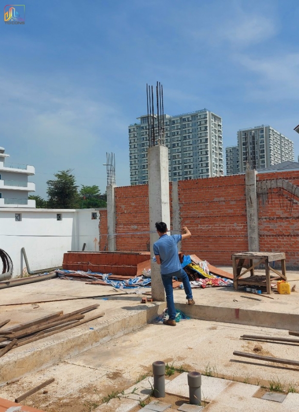 Thi công nhà chị Thư ở KDC Nam Long - TP HCM
