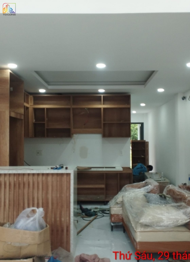 Gia đình Anh Điệp - Triển khai hoàn thiện mẫu nhà gác lửng