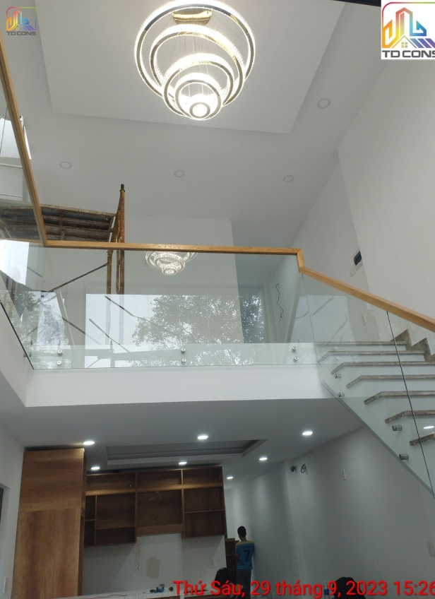 Gia đình Anh Điệp - Triển khai hoàn thiện mẫu nhà gác lửng