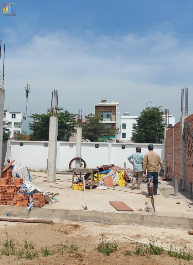 Thi công nhà chị Thư ở KDC Nam Long - TP HCM