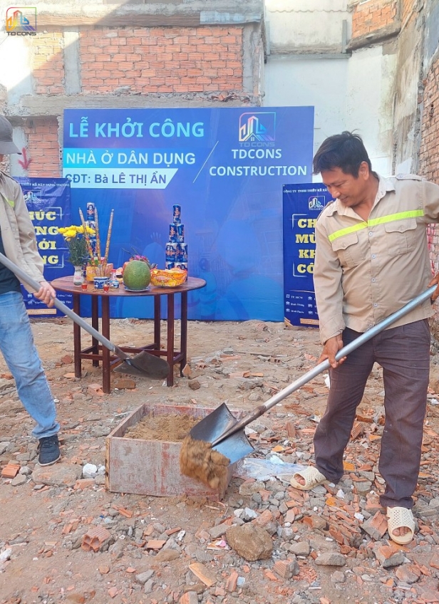 XÂY NHÀ TRỌN GÓI BÁC ẨN THỦ ĐỨC ( Khởi Công )