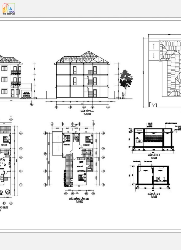 Thi công nhà chị Thư ở KDC Nam Long - TP HCM