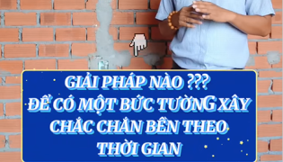 Giải pháp cho một bức tường ngăn xây dựng thô
