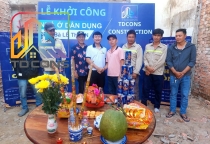 Thi công xây dựng nhà bác Ẩn tại Thủ Đức