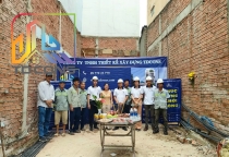 Thi công xây dựng gia đình Anh Niềm - Chị Hoa (Tân Bình)