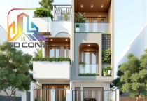 Thiết kế kiến trúc nhà anh Thảo (Vĩnh Long)