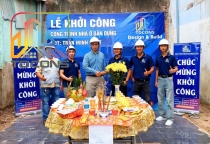 Thi công xây dựng Gia Đình Anh Hùng (Sa Đéc)