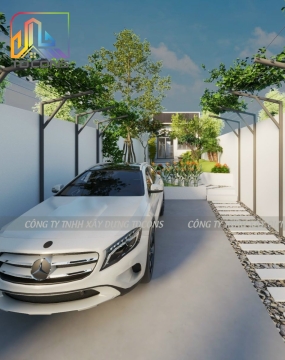 Thiết kế kiến trúc gia đình Anh Nhiên ( Mỏ Cày Nam - Bến Tre )