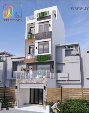 Thiết kế kiến trúc gia đình Anh Niềm- chị Hoa ( Tân Bình )