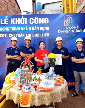 Thiết kế kiến trúc nhà a Trí ở Tiền Giang 