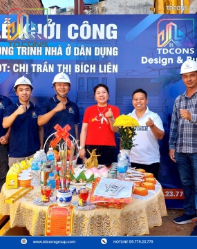 ĐỘNG THỔ KHỞI CÔNG NHÀ PHỐ 5 TẦNG TÂN CỔ ĐIỂN TẠI CHƯƠNG DƯƠNG , TP. HỒ CHÍ MINH