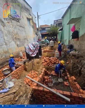  Hạng Mục Thi Công Xây Hố Móng Tại Công Trình Nhà Ở Dân Dụng 4 Tầng (TP. HỒ CHÍ MINH)