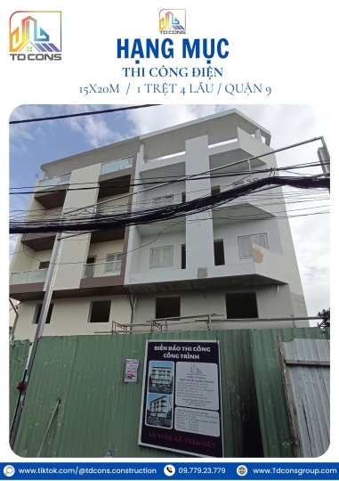 Công tác thi công tủ điện (TP Thủ Đức)